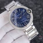 Swiss 2824 Cartier Ballon Bleu 42mm Navy Dial Double Diamond-set Bezel Copy Watch_th.jpg